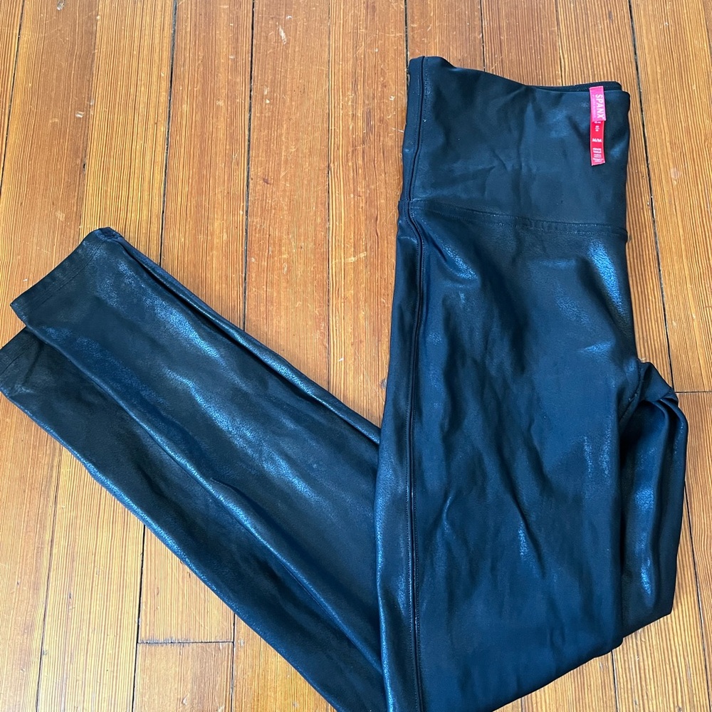SPANX Black High-Waist Leggings